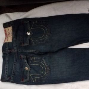 True religion wide leg jeans